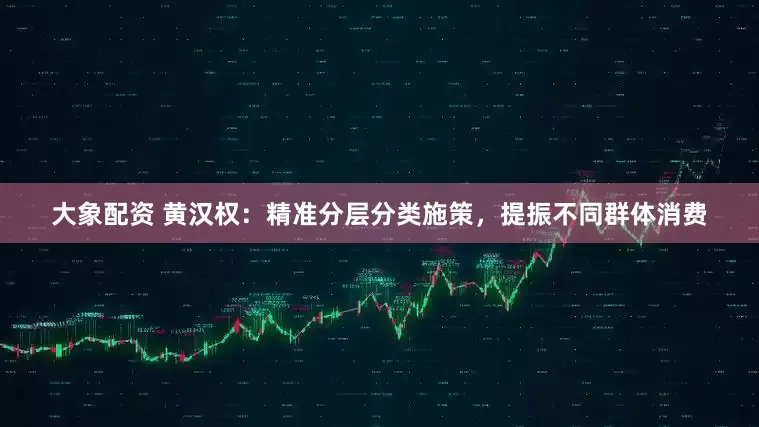 大象配资 黄汉权：精准分层分类施策，提振不同群体消费