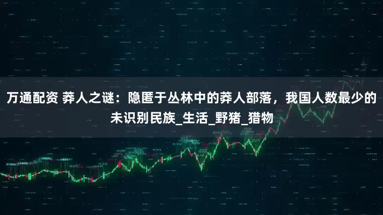 万通配资 莽人之谜：隐匿于丛林中的莽人部落，我国人数最少的未识别民族_生活_野猪_猎物