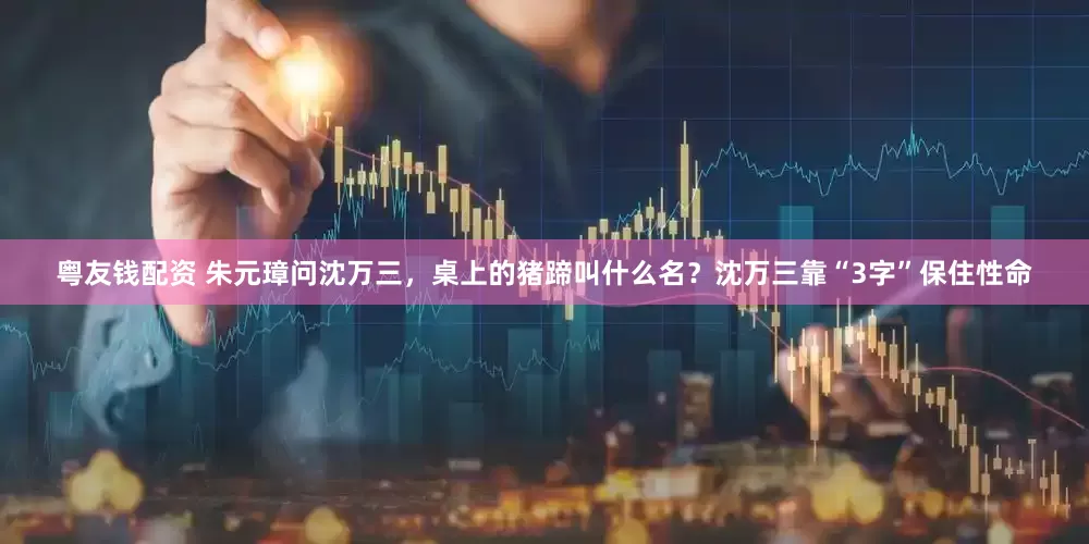 粤友钱配资 朱元璋问沈万三，桌上的猪蹄叫什么名？沈万三靠“3字”保住性命